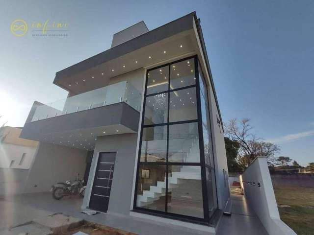 Casa Nova de Condomínio com 3 suítes, sendo 2 máster  à venda, 305 m² por R$ 1.850.000 - Condomínio Residencial Villa Verona - Sorocaba/São Paulo