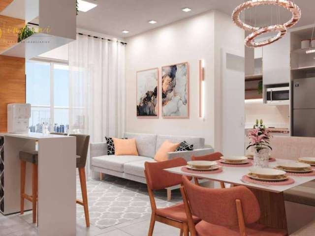 Apartamento Lançamento com 2 dormitórios, sendo 1 suíte  à venda, 55 m² por R$ 364.300 - Condomínio Reserva Carvalho Residencial - Sorocaba/SP