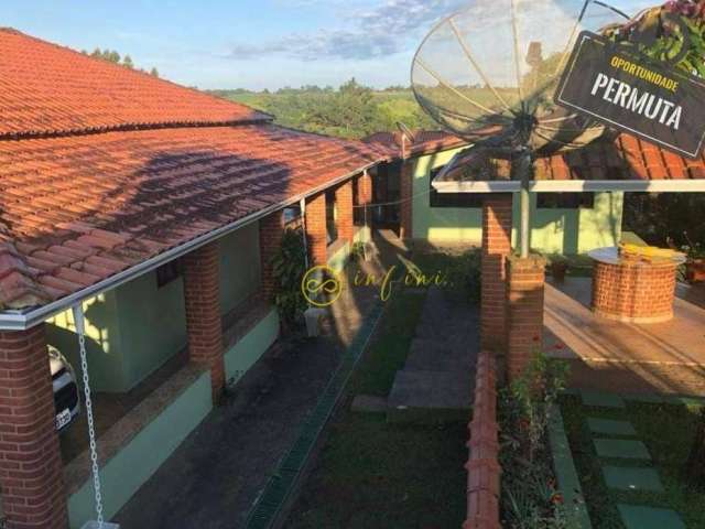 Chácara com 7 dormitórios, sendo 5 suíte  à venda, 2100 m² por R$ 950.000 - Portal do Pirapora - Salto de Pirapora/SP