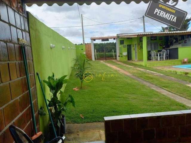 Chácara com 2 dormitórios à venda, 550 m² por R$ 300.000 - Bairro Capão Bonito - Salto de Pirapora/SP