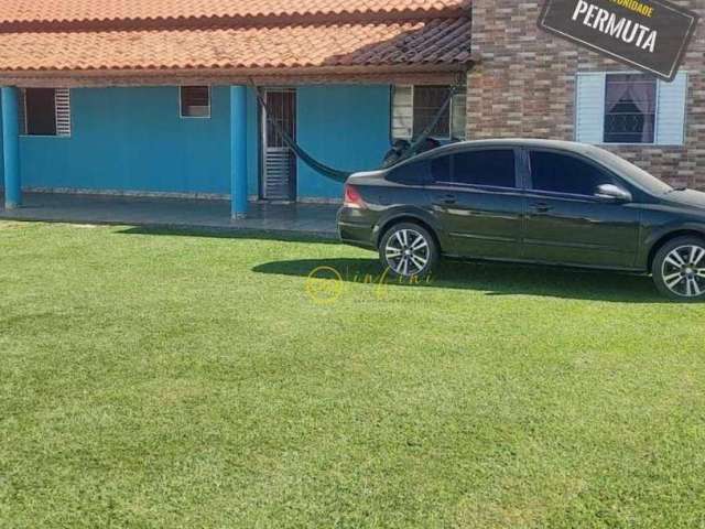 Chácara com 2 dormitórios à venda, 1000 m² por R$ 375.000,00 - Campo do Meio - Araçoiaba da Serra/SP