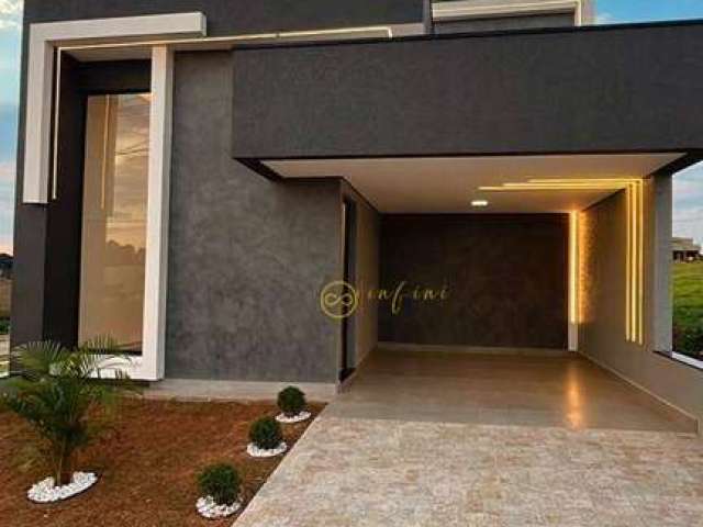 Casa Nova de Condomínio com 3 quartos, sendo 1 suíte  à venda, 134 m² por R$ 810.000 - Condomínio Reserva Ipanema - Sorocaba/SP