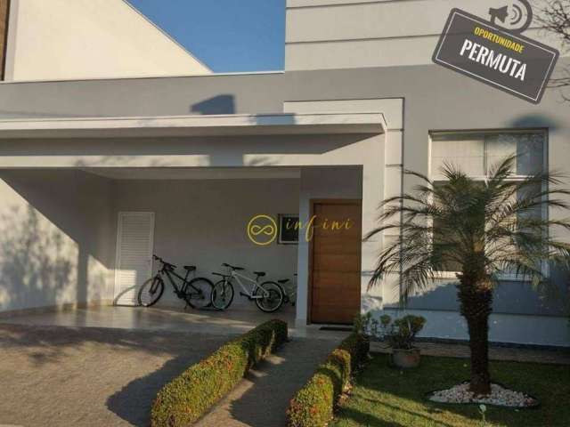 Casa Térrea de Condomínio  com 3 quartos, todos suítes  à venda, 153 m² por R$ 1.300.000 - Condomínio Villa do Bosque - Sorocaba/SP