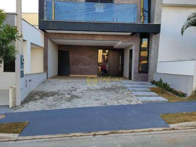 Casa Nova de Condomínio com 3 quartos, sendo 1 suíte à venda, 174 m² por R$ 940.000 - Horto Florestal Villagio - Sorocaba/SP