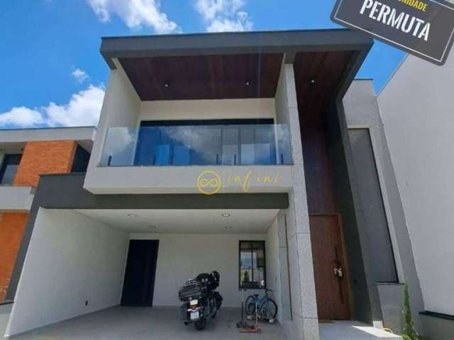 Casa de Condomínio com 4 dormitório, sendo 1 suíte s à venda, 300 m² por R$ 1.599.000 - Condomínio Villagio Di Capri - Sorocaba/SP