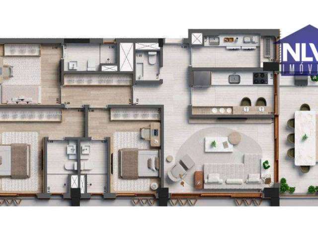 Apartamento à venda, 132 m² por R$ 4.334.264,54 - Jardim Paulista - São Paulo/SP