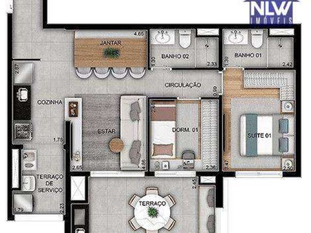 Apartamento à venda, 70 m² por R$ 631.000,00 - Vila Guilhermina - São Paulo/SP