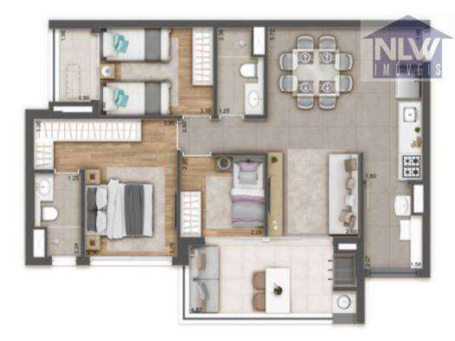 Apartamento à venda, 79 m² por R$ 1.089.336,00 - Tucuruvi - São Paulo/SP
