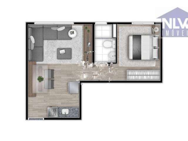 Apartamento à venda, 33 m² por R$ 268.700,00 - Brás - São Paulo/SP