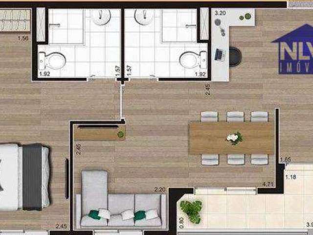 Apartamento à venda, 50 m² por R$ 394.900,00 - Jardim Arize - São Paulo/SP