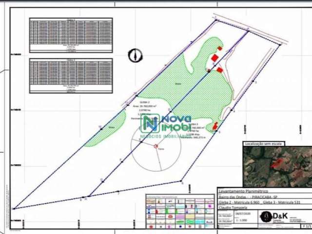 Terreno Residencial à venda, Bongue, Piracicaba - TE0142.