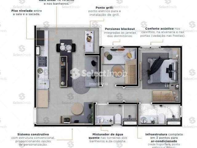 Apartamento na PLANTA à venda, Campestre - Santo André, SP