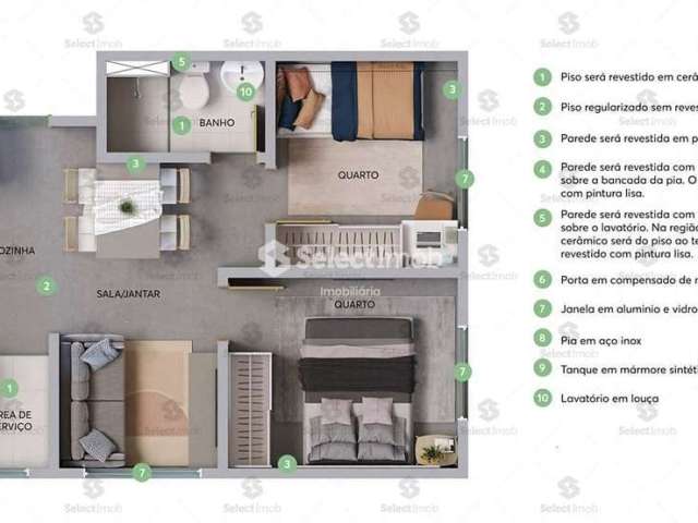 Apartamentos NA PLANTA à venda, Itaquera, São Paulo, SP