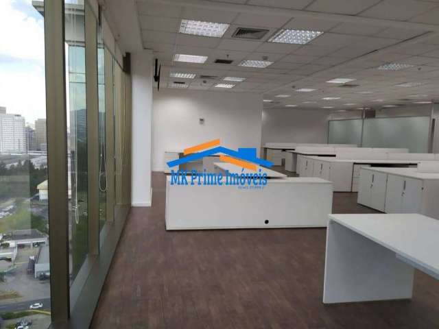 Laje corporativa mobilhada, 1.300 m² no  west point Alphaville