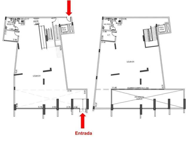 Loja comercial 467m² 2 Andares p/ Locação/Venda Av Pompeia  São Paulo/SP