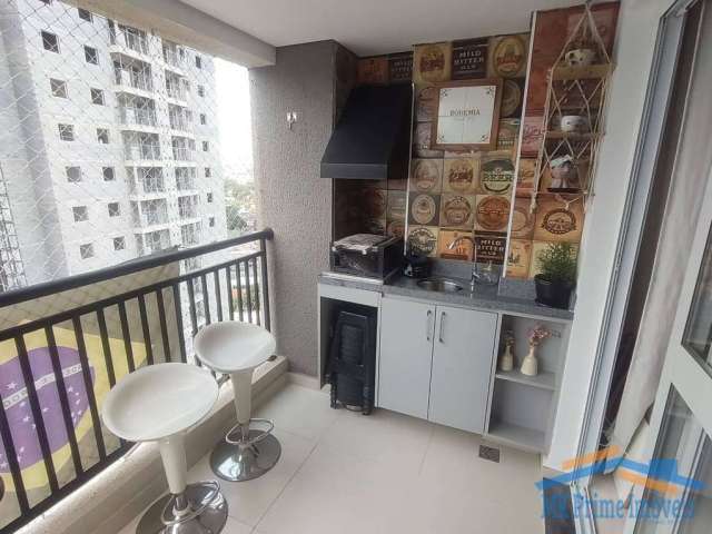 Apartamento com 64m², 02 Quartos, 01 Vaga e Varanda Gourmet- BARUERI.