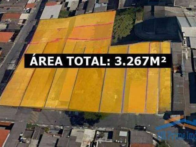 Terreno c/ 3.267m² p/ Prédio Residencial ou Comercial no Jaguaribe - Osasco