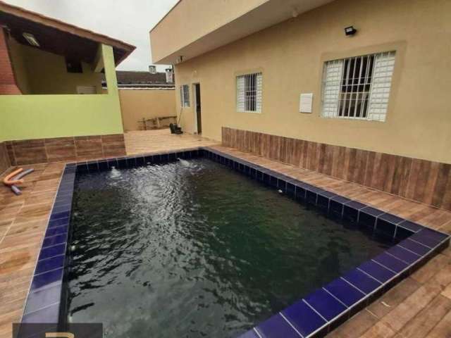 Excelente casa com 3 dormitórios sendo 1 suite área gourmet com piscinapor R$ 650.000.00- Jardim Mar E Sol - Peruíbe/SP