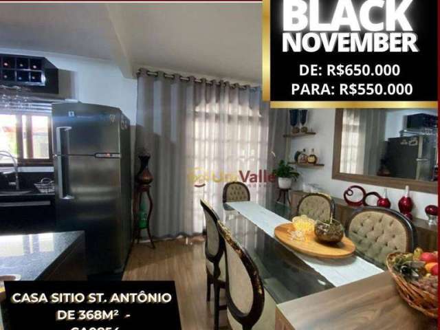 Casa com 3 dormitórios à venda, 260 m² por R$ 650.000,00 - Residencial Sítio Santo Antônio - Taubaté/SP