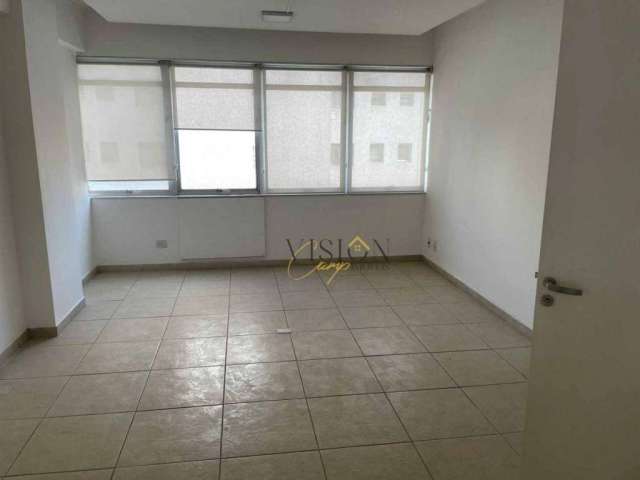 Sala, 62 m² - venda por R$ 275.000,00 ou aluguel por R$ 2.673,00/mês - Centro - Campinas/SP