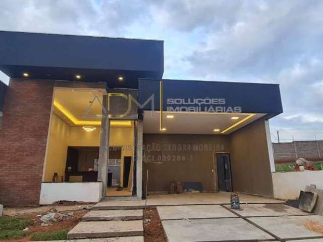 Casa em fase de acabamento no Condomínio Reserva Central Parque -Botucatu