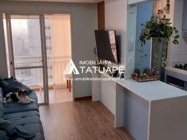 Apartamento com 2 quartos à venda na Rua Tuiuti, 606, Tatuapé, São Paulo, 55 m2 por R$ 695.000