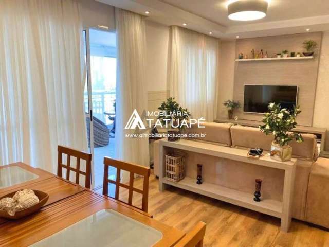 Apartamento com 3 quartos à venda na Praça Louveira, 51, Tatuapé, São Paulo, 122 m2 por R$ 1.595.000