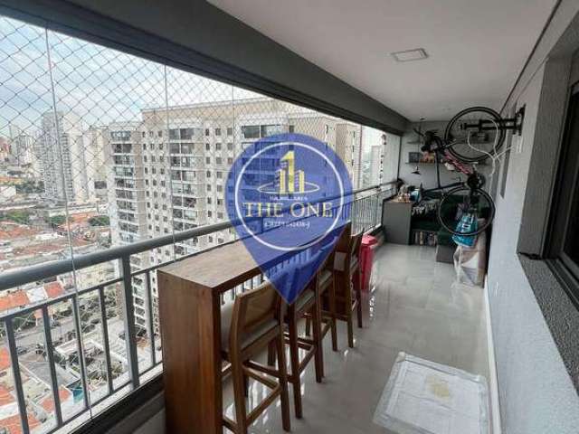 Apartamento à venda de 72m², Barra Funda, São Paulo, SP com 2 quartos, 1 suíte, varanda gourmet, ch