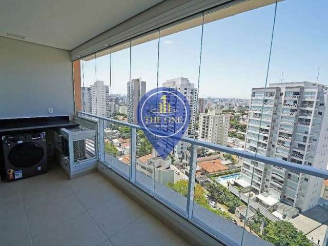 Apartamento de 42m² à venda, Campo Belo, São Paulo, SP  recentemente reformado, com 1 quarto, 1 vag