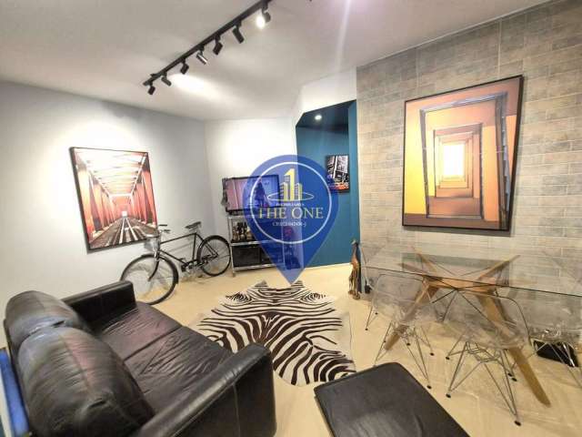 Apartamento à venda, MOBILIADO Vila Andrade, São Paulo, SP com 1 Dormitório, Cozinha completa, Ar c