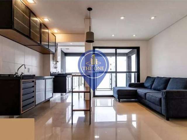 Apartamento de 60m² para locação, Pinheiros, São Paulo, SP com 2 Dormitórios sendo 1 Suíte, 2 Banhe