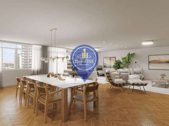 Apartamento de 219m² à venda, Higienópolis, São Paulo, SP. Com 3 Suites, sendo uma delas master, Sa