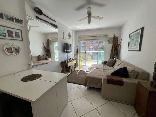 Apartamento com 2 dormitórios, 65 m² - venda por R$ 620.000,00 ou aluguel por R$ 5.000,00/mês - Praia do Tombo - Guarujá/SP