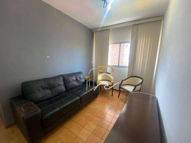 Apartamento com 1 dormitório para alugar, 70 m² por R$ 2.400/mês - Enseada - Guarujá/SP