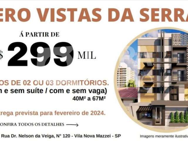 Apartamento com 2 dormitórios á venda na Vila Nova Mazzei