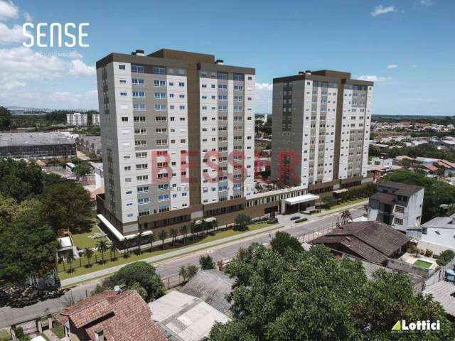 Apartamento com 2 dormitórios à venda, 53 m² por R$ 293.000,00 - Centro - Canoas/RS