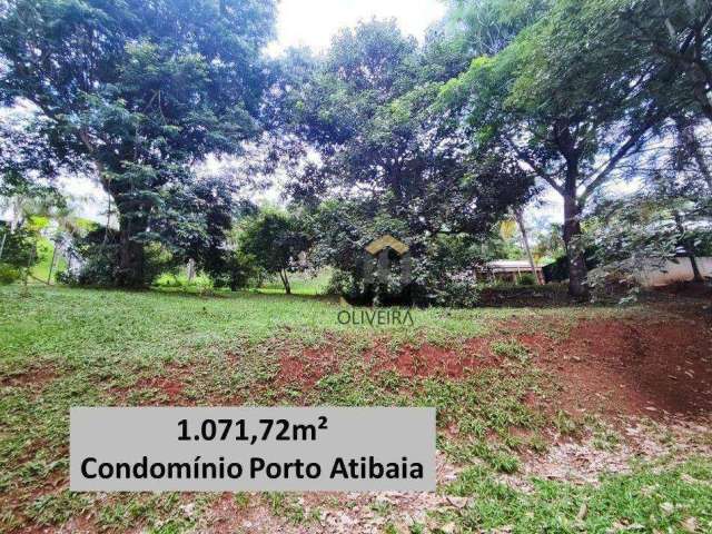 Terreno à venda, 1071 m² por R$ 900.000,00 - Condominio Porto Atibaia - Atibaia/SP