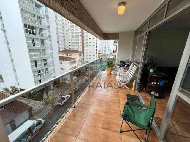 Apartamento com 3 dormitórios à venda, 190 m² por R$ 615.000,00 - Pitangueiras - Guarujá/SP