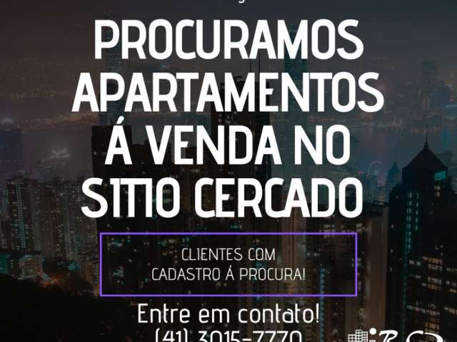 Procuramos apartamento para compra no sitio cercado