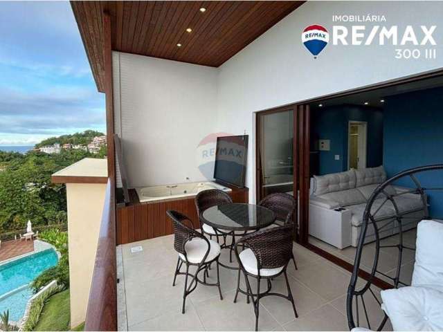 Apartamento de alto padrão vista mar mobiliado em Morro de São Paulo