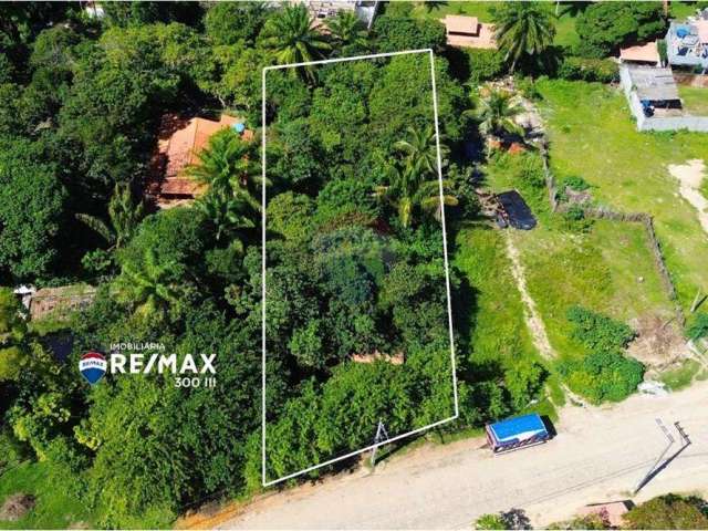 Terreno de 1.808m² na 4ª Praia de Morro de São Paulo