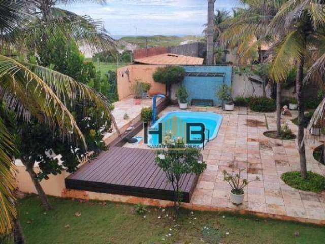 Casa pé na areia com 8 Quartos à venda, 300 m² por R$ 650.000 - Marina do Morro Branco - Beberibe/CE