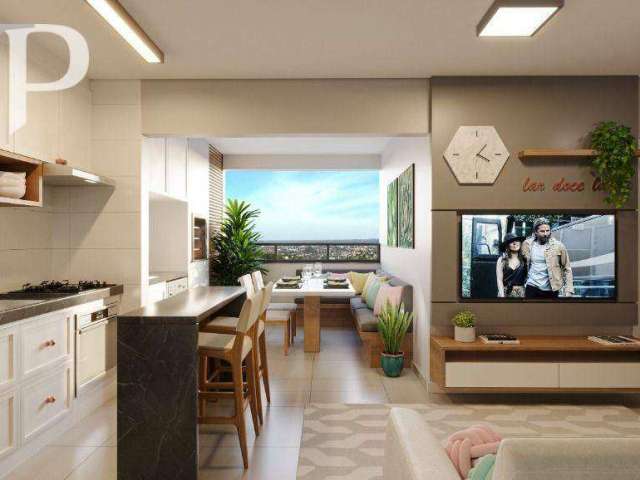 Apartamento com 2 dormitórios à venda, 48 m² por R$ 335.605,51 - Ecoville - Curitiba/PR