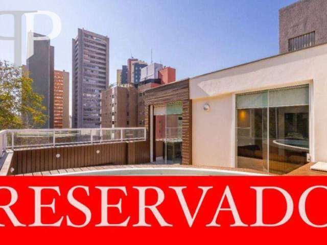 Cobertura com 3 dormitórios à venda, 125 m² por R$ 850.000,00 - Champagnat - Curitiba/PR