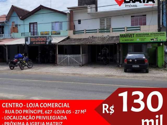 Loja, 27 m² - venda por R$ 130.000,00 ou aluguel por R$ 800,00/mês - Brasília - Itapoá/SC