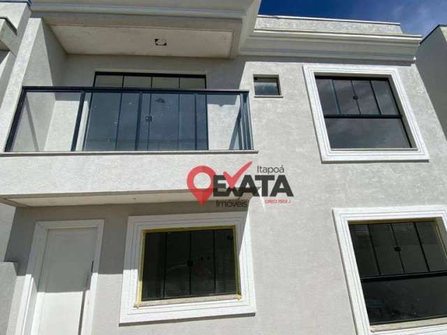 Sobrado com 3 dormitórios à venda, 124 m² por R$ 529.000,00 - Volta Ao Mundo I - Itapoá/SC