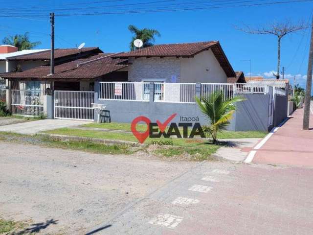 Casa com 2 dormitórios à venda, 64 m² por R$ 380.000,00 - Princesa do Mar - Itapoá/SC