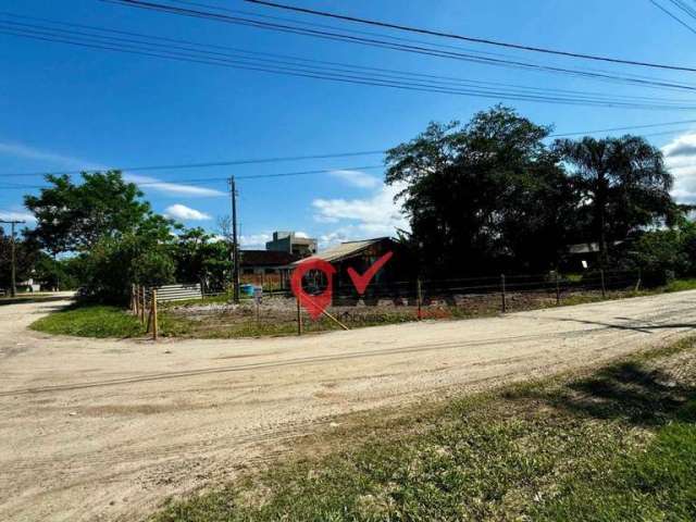 Terreno de esquina pronto para construir à venda, 336 m² por R$ 120.000 - Bamerindus - Itapoá/SC