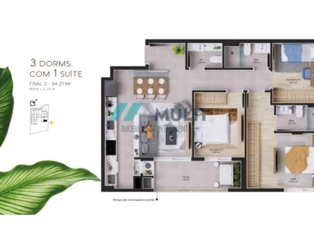 Apartamento à venda no bairro Cacupé - Florianópolis/SC