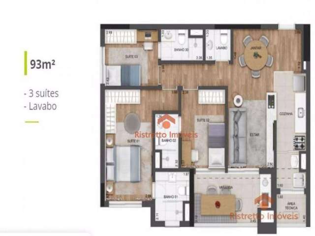 Apartamento Residencial à venda, Vila Yara, Osasco - AP2117.